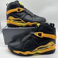 Nike Shoes | Nike Air Jordan 8 Retro Black Taxi Yellow Ci1236 007 Women Size 8.5 New | Color: Black | Size: 8.5