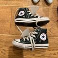 Converse Shoes | Girls High Top Canvas Chuck Taylor All Star Converse | Color: Black/Green | Size: 11g