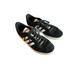 Adidas Shoes | Adidas Mens Ortholite Float Courtset Sneaker Suede Black White Stripe Sz 12 | Color: Black/White | Size: 12