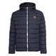 Winterjacke URBAN CLASSICS "Herren Basic Bubble Jacket" Gr. XL, blau (navy white navy) Herren Jacken Übergangsjacken