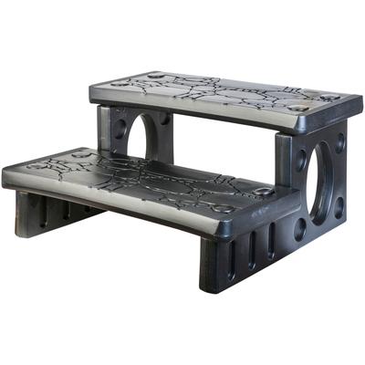 Poolleiter GRE "für SPA", braun, B:65cm H:34cm L:70cm, Kunststoff, Leitern, PVC, 2 Stufen Image