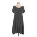 Old Navy Casual Dress - Shift: Black Stripes Dresses - Women's Size X-Small