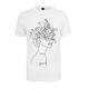 Kurzarmshirt MISTERTEE "Damen Ladies One Line Fruit Tee" Gr. XL, weiß (white) Herren Shirts T-Shirts