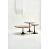 Beistelltisch TOM TAILOR HOME "T-MODERN COUCH TABLE MEDIUM", braun (antikbraun, schwarz, antikbraun), B:60cm H:50cm T:60cm, Tischplatte Mangoholz, Gestell Eisen, Tische, mit eingelassenem TOM TAILOR Button
