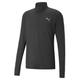 Laufshirt PUMA "Run Favourite Lauftop mit Viertelreißverschluss Herren" Gr. XL, schwarz (black) Herren Shirts Langarm