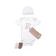 Erstausstattungspaket LILIPUT "Teddy" Gr. 50/56, braun (weiß, braun) Baby KOB Set-Artikel Outfits