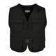 Jerseyweste URBAN CLASSICS "Damen Ladies Short Tactical Vest" Gr. 5XL, schwarz (black) Damen Westen