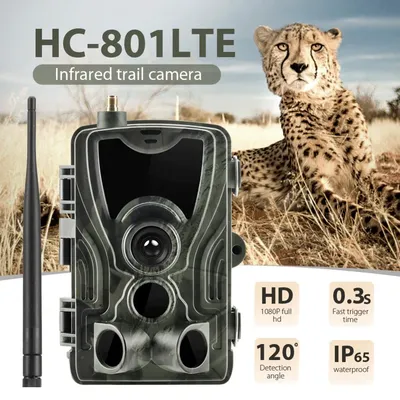 Caméra de Surveillance Mobile 4G FTP SMTP MMS par e-mail pour la chasse et la faune HC801LTE