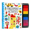 Activités de coloriage pour enfants nettoyage des empreintes digitales nettoyage avec tampon