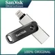 SanDisk-Clé USB SDIX60N USB 3.0 128 Go 256 Go disque U en métal connecteur de pluie OTG