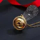 Astro Ball Projection Collier Pendentif Je T'aime Bijoux pour Amoureux Cadeaux Couple Tendance