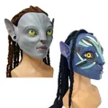 Masque Cosplay en Latex pour Homme et Femme Adulte Accessoire d'Alien Neytiri Anime Déguisement