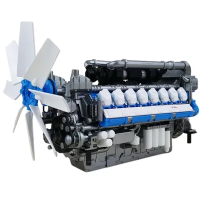 Weichai Power-Moteur diesel marin modèle mécanique en alliage V16 M33 1:16