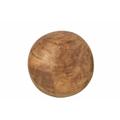 Les Tendances - Grande balle en bois massif marron Paulina d 20 cm