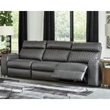 Signature Design by Ashley Samperstone 3-Piece Power Reclining Sofa, Grey