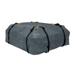 OWSOO Cargo Bag Car Roof Cargo Carrier Universal Luggage Bag Storage Cube Bag Thickened 600D Waterproof Gray for Travel Camping