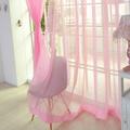 Noarlalf Curtains for Bedroom Scarf Curtain 2 Panel Window Tulle Pcs Pk Door Pure Sheer Drape Color Home Decor Home Decor 20*17*3