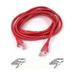 3PK Belkin Cat6 Patch Cable Rj45m/rj45m 2ft Red (A3L98002REDS)