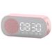 VANLOFE Speaker Z7 Smart Bluetooth Audio Gift Alarm Clock Mirror Clock Audio Radio Small Speaker With Plug-in Card