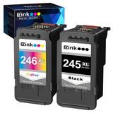 E-Z Ink PG245XL CL246XL Ink Cartridge Replacement for Canon PG-245XL CL-246XL PG-243 CL-244 Compatible with Pixma TS3120 MG2520 MX492 TR4520 (1 Black 1 Tri-Color)