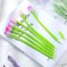 Color Changing Flower Pens Tulip Ballpoint Pens 0.5 mm Creative Gel Ink Rollerball Pen for School Office Home Store Stationery Kids Teachers Teachers Present Party Favor Decor (12 Pieces)