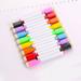 8 Colors Dry Erase White Board Marker Pen Fine Point Eraser Pen Built-in Y9M2