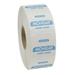 (Price/Pack)Ncco National Checking 1 Inch X 1 Inch Trilingual Blue Monday Dissolvable Label 1000 Each 1 per case