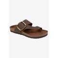 Women's Harley Sandal by White Mountain in Brown Leather (Size 5 M)