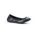 Women's Sunnyside II Flat by White Mountain in Black Smooth (Size 7 M)