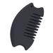 Frcolor Massage Comb Mini Natural Stone Needle Portable Massage Hair Smoothing Comb for Men Woman Girls Black