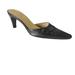 Coach Shoes | Coach Judith Button Vamp Mules Chocolate 6.5 | Color: Black/Brown | Size: 6.5