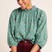 Anthropologie Tops | Anthropologie Ro & De Isabetta Button Back Green Blouse | Color: Blue/Green | Size: S