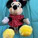 Disney Toys | Minnie Mouse 14” Plush Dressed Stuffed Toy Disneyland Walt Disney World Vintage | Color: Black/Red | Size: Osg