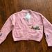 Zara Sweaters | Host Pick Cute Embroidered Zara Cardigan S M Pastel | Color: Pink | Size: M