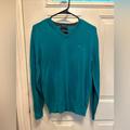 American Eagle Outfitters Sweaters | American Eagle Mens Size S Super Soft V-Neck Teal Sweater | Color: Blue | Size: S