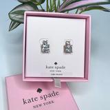 Kate Spade Jewelry | Kate Spade Clear/Gold Cubic Zirconia Drop Earrings Nib | Color: Gold/Pink | Size: Os
