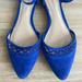 Jessica Simpson Shoes | Jessica Simpson Suede Blue Zuka Flats, Size 7.5m/37.5 | Color: Blue | Size: 7.5