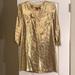 Tory Burch Dresses | Gorgeous Gold Tory Burch Dress Size 2 | Color: Gold | Size: 2