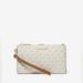 Michael Kors Bags | New Michael Kors Jet Set Signature Double Zip Wristlet Vanilla | Color: Cream | Size: Os