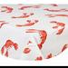 Kate Spade Dining | Kate Spade 70" Round Lobster Print 100% Cotton Tabelcloth Red And White | Color: Red/White | Size: Os