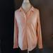 J. Crew Tops | J Crew The Perfect Shirt Peach/White Plaid Shirt Top Size 10 | Color: Orange/White | Size: 10