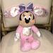 Disney Toys | Nwt Minnie Mouse Plush Pink Easter Bunny Suit Doll | Color: Pink | Size: 17”