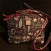 Dooney & Bourke Bags | Disney Dooney And Bourke Cross Body Purse. Nwt. Italy Pattern | Color: Black/Red | Size: Os