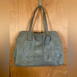Coach Bags | Coach Patent Leather Shoulder Bag | Color: Blue/Gray | Size: Os