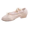 JDEFEG Casual Womens Shoes Size 9 Women s Canvas Dance Shoes Soft Soled Training Shoes Ballet Shoes Sandals Dance Casual Shoes Low Wedge Formal Shoes Beige 40
