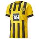 Borussia Dortmund Puma 765883 Home Jersey Replica w/Sponsor T-Shirt Men's Cyber Yellow XS