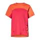 VAUDE Unisex Kids Solaro Ii T Shirt, Bright Pink/Orange, 122-128 EU