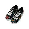 Sneaker DOGO "Ace Low-Top Sneaker Flowers & Birds Black Damen Sneaker", Damen, Gr. 39, Normalschaft, schwarz, Lederimitat, casual, Schuhe, Vegan