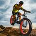 Fat Tire Mens Mountain Bike 17-Inch / Medium High-Tensile Frame