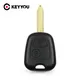 KEYYOU – clé télécommande à 2 boutons pour citroën C1 C2 C3 Saxo Xsara Picasso Berlingo coque de